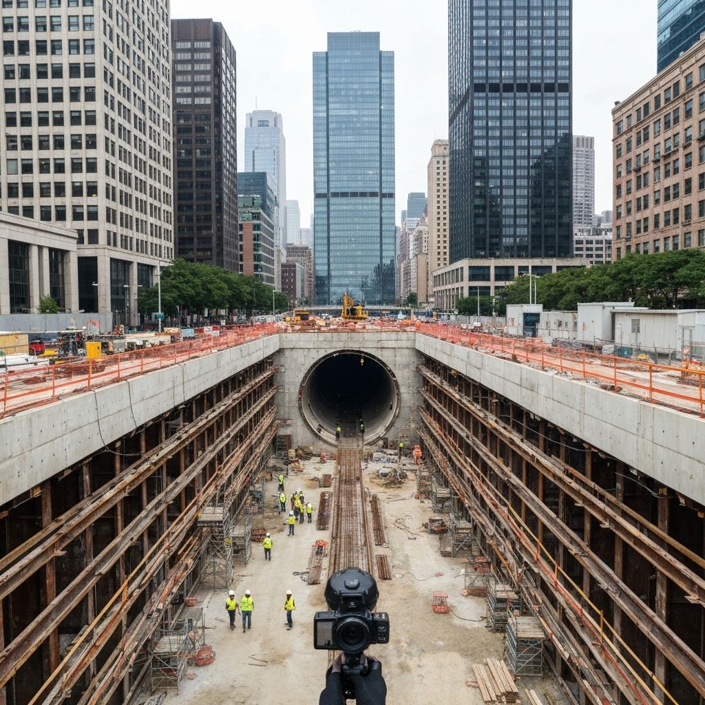 지하철 연장공사